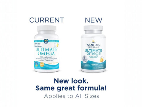 Nordic Naturals Ultimate Omega-3 Lemon - 1280mg Omega-3 Fish Oil Softgels