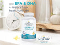 Nordic Naturals Ultimate Omega-3 Lemon 1280mg Omega-3 Fish Oil Softgels – 60 Softgels bottle angled view