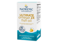 Nordic Naturals Ultimate Omega 2X 2150mg Omega-3 Lemon Softgels – 120 Softgels bottle angled view