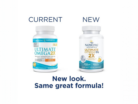 Nordic Naturals Ultimate Omega 2X - 2150mg Omega-3 + 1000 IU D3 - 60 Lemon Softgels