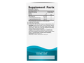 Supplement facts label for one-daily omega-3 soft gel.