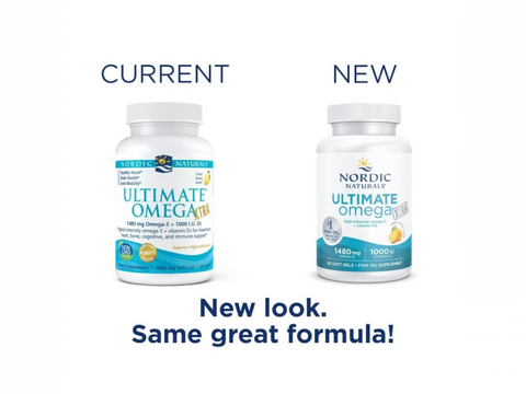 Nordic Naturals Ultimate Omega Xtra - 1480mg Omega-3 + 1000 IU D3 - 60 Lemon Softgels