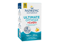 Nordic Naturals Ultimate Omega + CoQ10 1280mg Omega-3 Lemon Softgels – 60 Softgels bottle front label