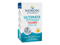 Nordic Naturals Ultimate Omega + CoQ10 1280mg Omega-3 Lemon Softgels – 60 Softgels bottle front label