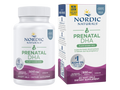 Nordic Naturals Vegan Prenatal DHA 500mg Plant-Based Algae Oil – 60 Softgels bottle front label