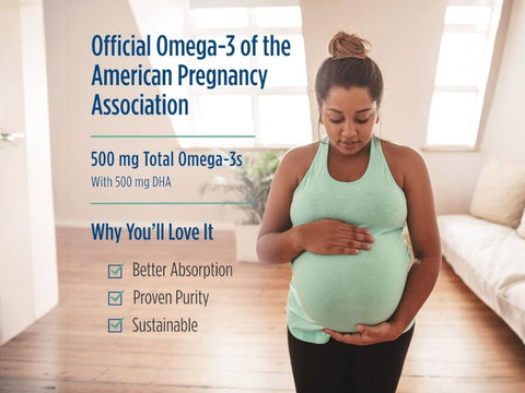 Nordic Naturals Vegan Prenatal DHA 500mg Plant-Based Algae Oil – 60 Softgels ingredients and product details panel