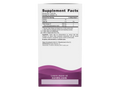 Nordic Naturals Vegan Prenatal DHA 500mg Plant-Based Algae Oil – 60 Softgels Supplement Facts panel