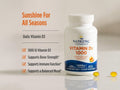 Nordic Naturals Vitamin D3 1000 IU Orange Flavour Mini Softgels – 120 Mini Softgels ingredients and product details panel