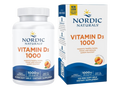 Nordic Naturals Vitamin D3 1000 IU Orange Flavour Mini Softgels – 120 Mini Softgels bottle front label