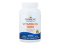 Nordic Naturals Vitamin D3 1000 IU Orange Flavour Mini Softgels – 120 Mini Softgels bottle angled view