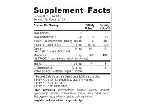 Supplement facts label for Nordic Naturals Women’s Daily Nutrients.