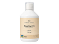 A 500 ml white plastic bottle of Nordic Omega Marine 15 liquid supplement with a beige label and white cap, shown on a plain white background.