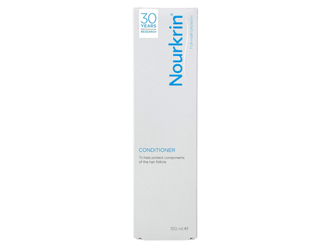 Nourkrin Hair & Scalp Conditioner box, 150ml, on white background.