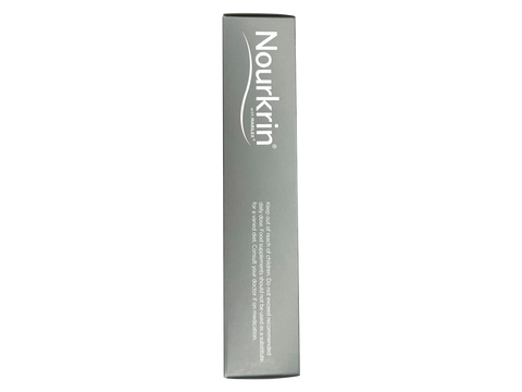 Nourkrin Man Hair Support Supplement box side view on white background.