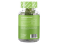 Novomins Nutrition Apple Cider Vinegar Gummies 60 Apple Flavoured Gummies back of bottle showing supplement facts ingredients and barcode