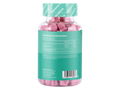 Novomins Nutrition Calcium and Vitamin D Gummies with Vitamin K2 60 Peach Flavoured Gummies back of bottle showing supplement facts ingredients and barcode