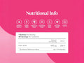 Supplement Facts: Novomins Nutrition Folic Acid Gummies 400mg 90 Peach Flavoured Gummies serving size 1 gummy 90 servings per container