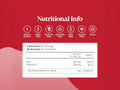 Supplement Facts: Novomins Nutrition Iron Gummies 60 Strawberry Flavoured Gummies serving size 2 gummies 30 servings per container Iron 20mg Vitamin C 24mg
