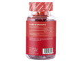 Novomins Nutrition Iron Gummies 60 Strawberry Flavoured Gummies back of bottle showing nutritional information ingredients and barcode