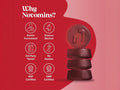 Novomins Nutrition Iron Gummies 60 Strawberry Flavoured Gummies gummy close up doctor formulated science backed GMP certified