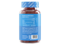 Novomins Nutrition Joint Gummies 60 Raspberry Flavoured Gummies back of bottle showing supplement facts ingredients and barcode