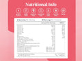 Supplement Facts: Novomins Nutrition Neuro Focus Gummies 60 Strawberry Flavoured Gummies serving size 2 gummies 30 servings per container