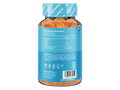 Novomins Nutrition Vegan Omega 3-6-9 Gummies 60 Orange Flavoured Gummies back of bottle showing supplement facts ingredients and barcode