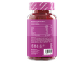 Novomins Nutrition Vitamin B12 Gummies 60 Strawberry Flavoured Gummies back of bottle showing supplement facts ingredients and barcode