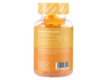 Novomins Vitamin D3 Gummies 4000 IU 60 Mango Flavoured Gummies back of bottle showing supplement facts ingredients and barcode