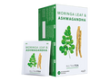 NutraTea Moringa Leaf & Ashwagandha packaging on a white background