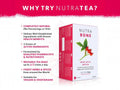 Nutra Tea Nutra Bone Rose Hip & Nettle Herbal Tea 20 Biodegradable Bags 40g side packaging detail