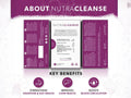 utra Tea Nutra Cleanse Artichoke & Dandelion Root Herbal Tea 20 Biodegradable Bags 40g side packaging with key benefits detail