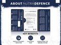 Nutra Tea Nutra Defence Elderberries & Eucalyptus Herbal Tea 20 Biodegradable Bags 40g side packaging with key benefits detail