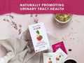 Nutra Tea Nutra Flow Acerola & Juniper Berry Herbal Tea 20 Biodegradable Bags 40g front box packaging laying down
