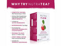 Nutra Tea Nutra Flow Acerola & Juniper Berry Herbal Tea 20 Biodegradable Bags 40g side packaging detail