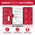 Nutra Tea Nutra Glycemia Bitter Melon & Cinnamon Herbal Tea 20 Biodegradable Bags 40g side packaging with key benefits detail