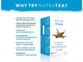 Nutra Tea Nutra Head Willow Bark & Feverfew Herbal Tea 20 Biodegradable Bags 40g side packaging detail