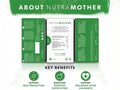 Nutra Tea Nutra Mother Fenugreek & Fennel Herbal Tea 20 Biodegradable Bags 40g side packaging with key benefits detail