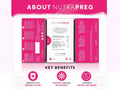 Nutra Tea Nutra Preg Chamomile & Ginger Herbal Tea 20 Biodegradable Bags 40g side packaging with key benefits detail