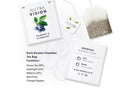 Nutra Tea Nutra Vision Bilberry & Eyebright Herbal Tea 20 Biodegradable Bags 40g close up of tea bags and how to use instructions