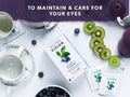 Nutra Tea Nutra Vision Bilberry & Eyebright Herbal Tea 20 Biodegradable Bags 40g front box packaging laying down