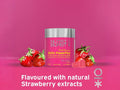 Nutriburst Biotin Power Plus 2500mcg Gummies jar, strawberry, 60 count.