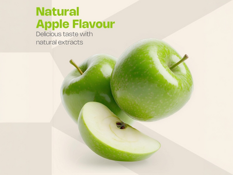 Nutriburst NutriGreens Gummies - 22 Fruit & Veg Blend with Vitamins - 60 Count apple flavour.