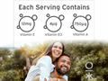 Supplement facts for Nutriburst Daily Multivitamin Gummies for adults.