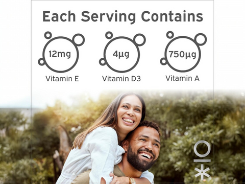 Supplement facts for Nutriburst Daily Multivitamin Gummies for adults.