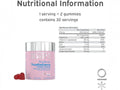Supplement facts & ingredients for Nutriburst TrueRadiance Gummies.