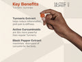 Nutriburst Turmeric Curcumin Gummies with Black Pepper Extract - 60 Count