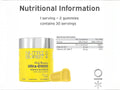 Supplement facts panel for Nutriburst Vegan D3 & K2 Gummies.