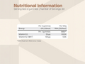 Supplement facts panel for Nutriburst Vitamin D3 2000IU with K2 MK7 gummies.