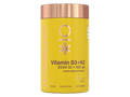 Nutriburst Vegan Vitamin D3 and K2 Gummies bottle, lemon flavour, 60 count.